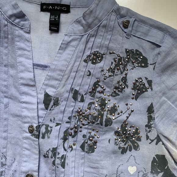 SOLD❗️ Short Sleeve Cotton Tunic - Picture 4 of 9